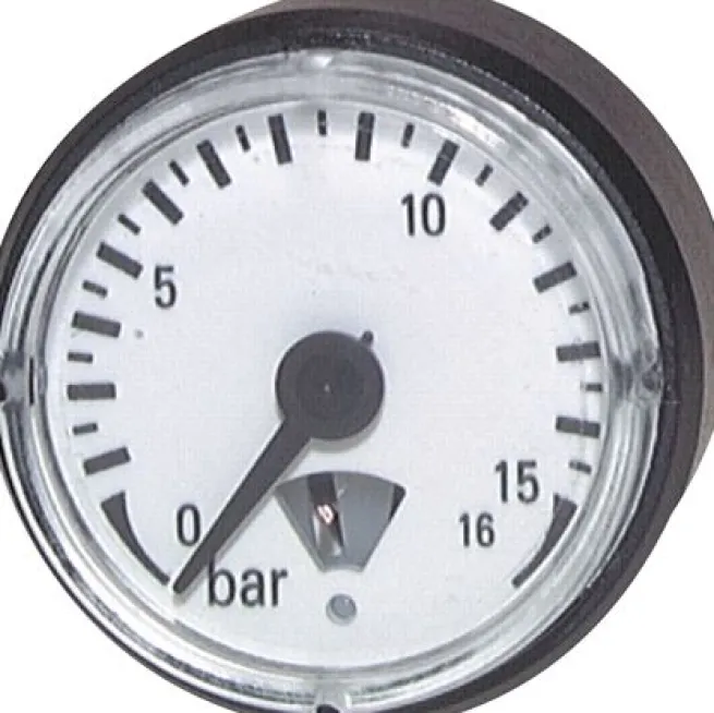 Mini-Manometer, 23mm, 0 - 10bar, G 1/8"