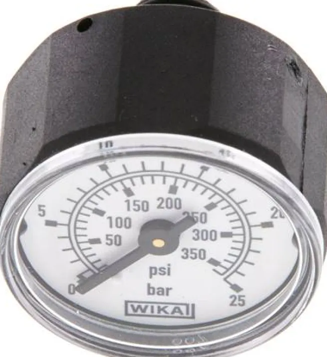 Mini-Manometer, 27mm, 0 - 25bar, R 1/8"