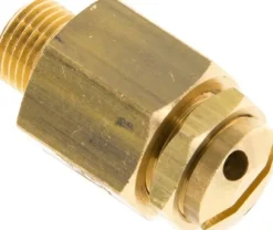 Mini-Sicherheitsventil G 1/8", 3 - 7 bar, Messing