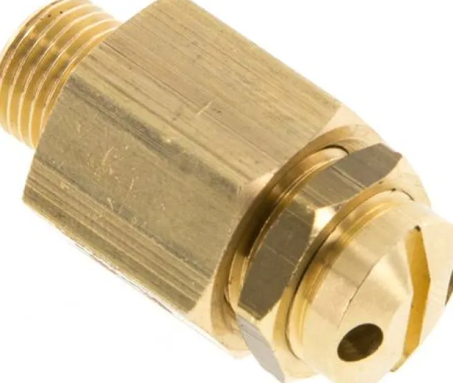 Mini-Sicherheitsventil G 1/8", 10 - 18 bar, Messing
