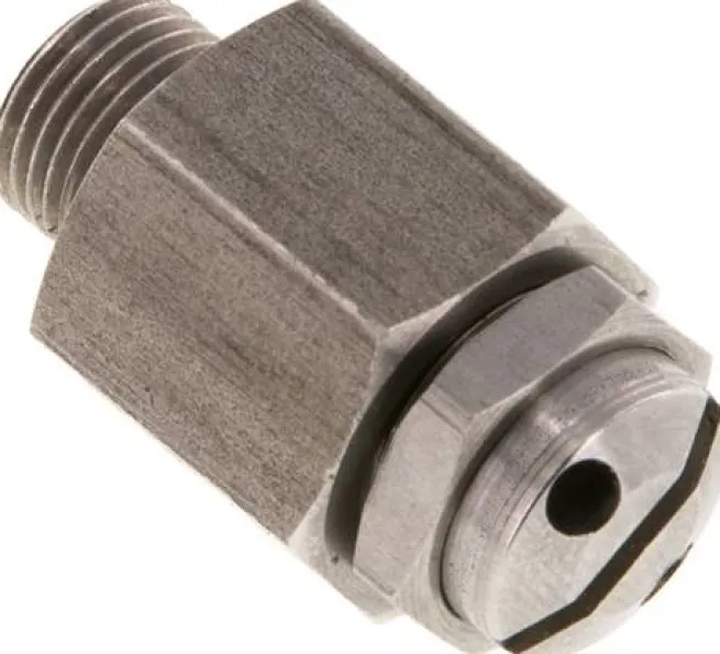 Mini-Sicherheitsventil G 1/8", 6 - 12 bar, 1.4305