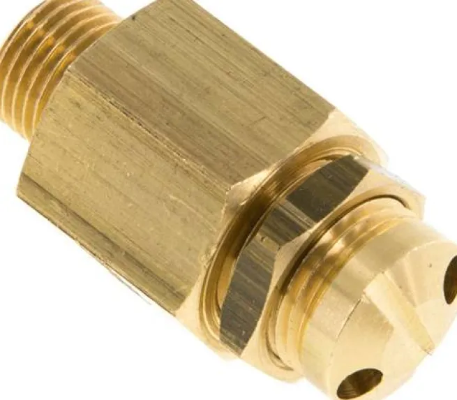 Mini-Sicherheitsventil G 1/8", 30 - 60 bar, Messing