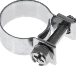 9mm Mini-Schlauchschelle, 15 - 17mm, Stahl verzinkt (W1)