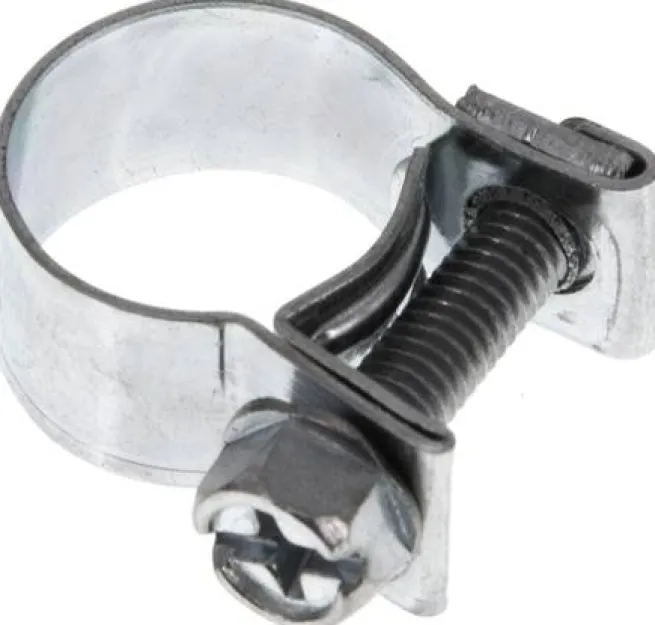 9mm Mini-Schlauchschelle, 12 - 14mm, Stahl verzinkt (W1)