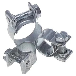 9mm Mini-Schlauchschelle, 13 - 15mm, Stahl verzinkt (W1)