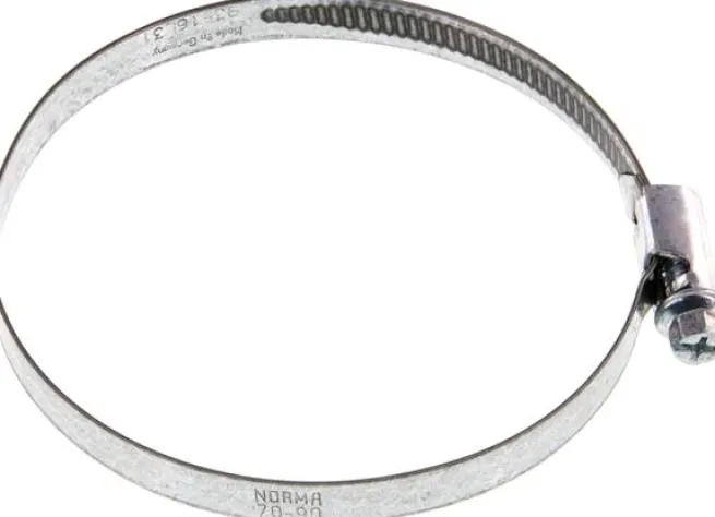 9mm Schlauchschelle 70 - 90mm, Stahl verzinkt (W1) (NORMA)