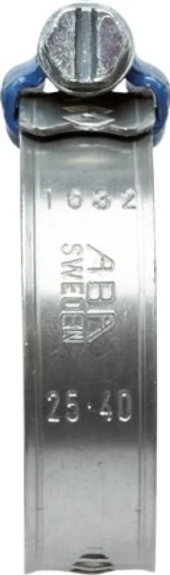 12mm Schlauchschelle 25 - 40mm, Stahl verzinkt (W1) (ABA)