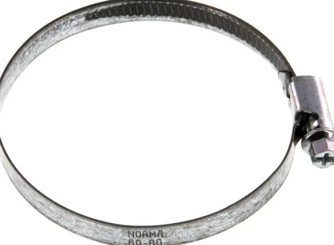 9mm Schlauchschelle 60 - 80mm, Stahl verzinkt (W1) (NORMA)