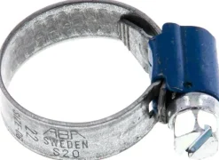 9mm Schlauchschelle 12 - 20mm, Stahl verzinkt (W1) (ABA)