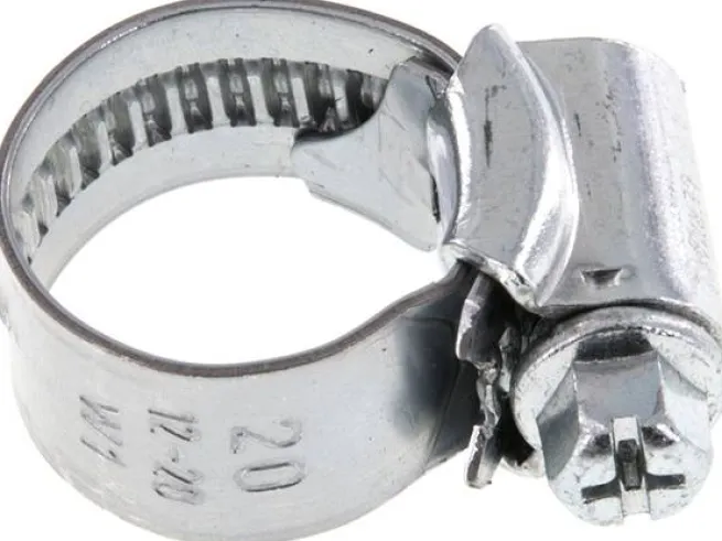 12mm Schlauchschelle 12 - 20mm, Stahl verzinkt (W1) (IDEAL)