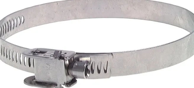 12mm Sicherheitsschlauchschelle 140 - 170mm, Edelstahl