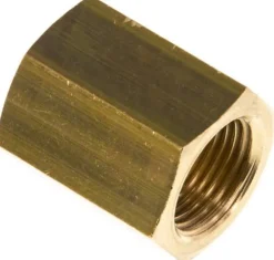 Muffe G 3/8"-G 3/8", Messing