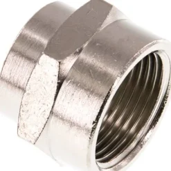 Muffe G 3/4"-G 1/2", Messing vernickelt