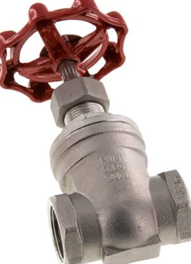 Muffen-Absperrschieber, Edelstahl, G 3/4", PN 16