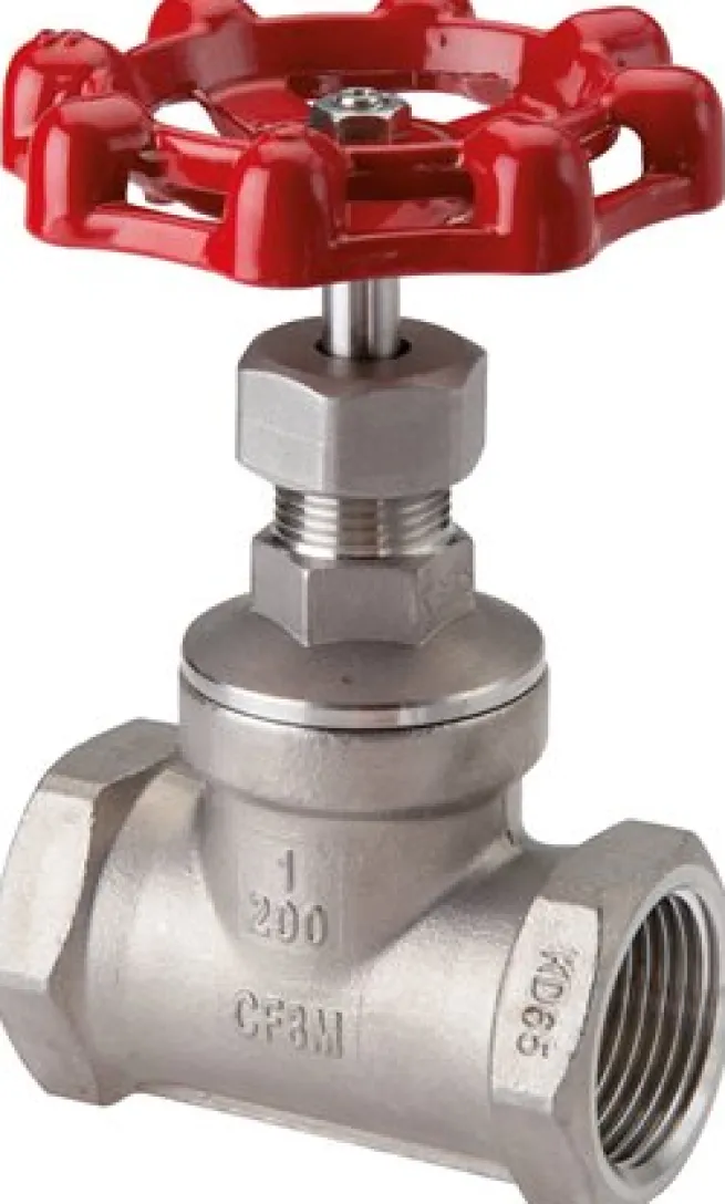 Muffen-Absperrventil, Edelstahl, G 1/2", PN 14, Eco-Line