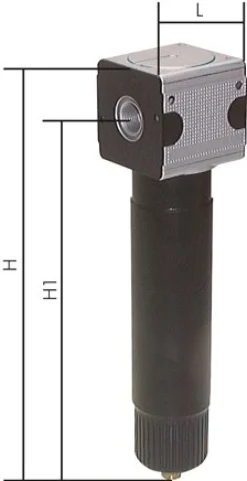 MULTIFIX Aktivkohlefilter G 1/4", Multifix 1, Metallbehälter