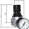 MULTIFIX Druckregler, G 1/4", 0,1 - 3bar, Baureihe 0, 600 l/min