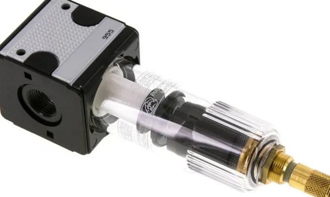 MULTIFIX Filter, G 3/8", Baur. 1, Kunststoffbehälter, Kondensatablass automatisch