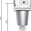 MULTIFIX Filter, G 1", Baur. 5, Metallbehälter mit Sichtrohr, Metallbehälter