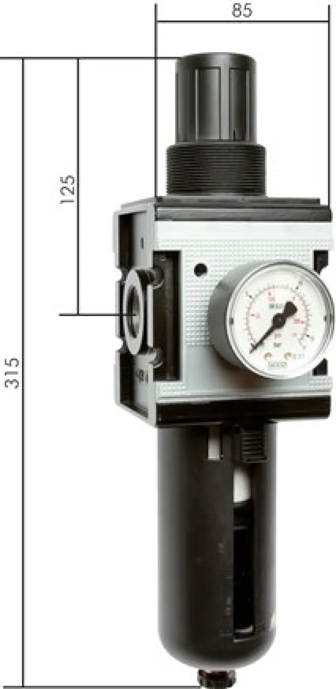 MULTIFIX Filterregler, G 3/4", 0,2 - 6bar, Baureihe 4, BG 4