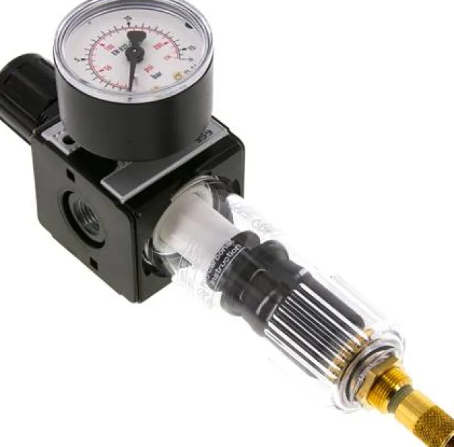 MULTIFIX Filterregler, G 1/4", 0,5 - 10bar, Baureihe 1, Kondensatablass automatisch