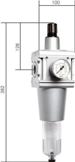 MULTIFIX Filterregler, G 1", 0,5 - 10bar, Baureihe 5, Kondensatablass automatisch (drucklos geschlossen)