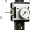 MULTIFIX Filterregler, G 3/4", 0,5 - 10bar, Baureihe 4, BG 4