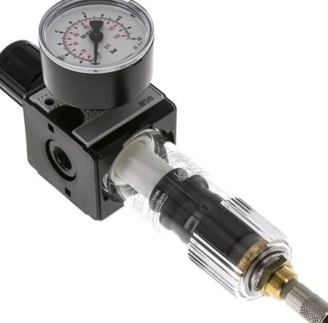 MULTIFIX Filterregler, G 1/4", 0,2 - 6bar, Baureihe 1, Kondensatablass automatisch (drucklos geschlossen)