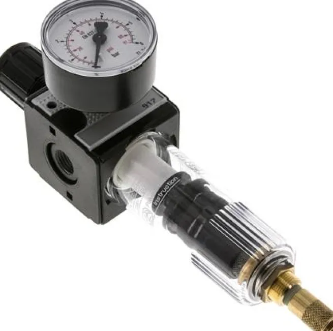 MULTIFIX Filterregler, G 1/4", 0,1 - 3bar, Baureihe 1, Kondensatablass automatisch