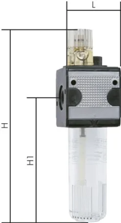 MULTIFIX Micro-Nebelöler, G 1/4", Multifix 1, Kunststoffbehälter