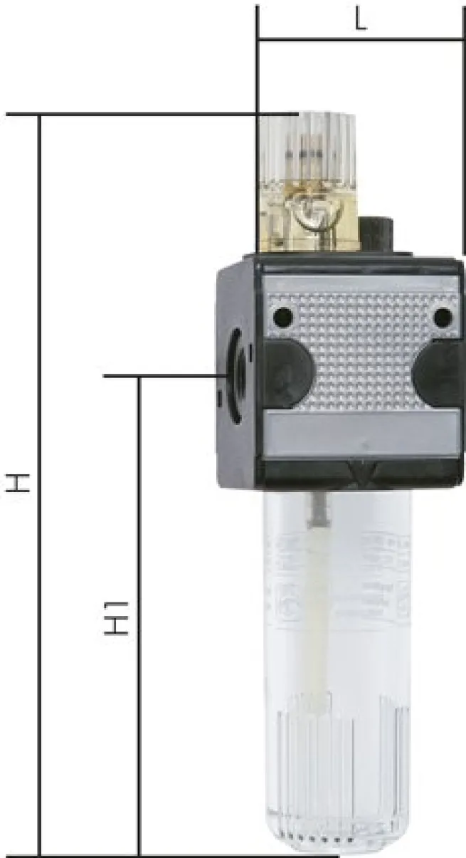 MULTIFIX Micro-Nebelöler, G 1/4", Multifix 1, Kunststoffbehälter