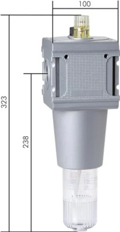 MULTIFIX Nebelöler, G 3/4", Baureihe 5, Metallbehälter, BG 5