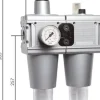 MULTIFIX Sicherheits-Wartungseinheit (5), 2-tlg., G 1", 0,5 - 10 bar, mit Schutzkorb