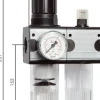 MULTIFIX Sicherheits-Wartungseinheit (2), 2-tlg., G 1/2", 0,5 - 10 bar, mit Schutzkorb