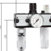 MULTIFIX Wartungseinheit (1), 3-tlg., G 3/8", 0,5 - 10 bar, Kondensatablass automatisch