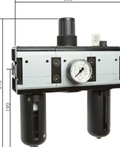 MULTIFIX Wartungseinheit (4), 3-tlg., G 3/4", 0,1 - 3 bar