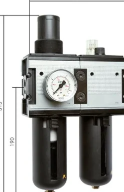 MULTIFIX Wartungseinheit (4), 2-tlg., G 1", 0,1 - 3 bar