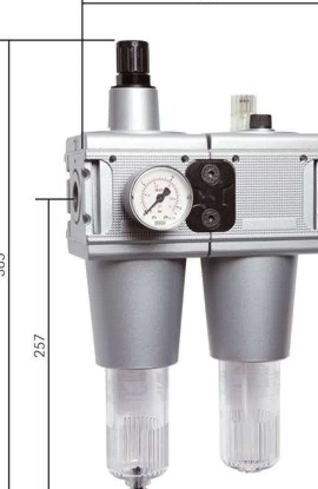 MULTIFIX Wartungseinheit (5), 2-tlg., G 3/4", 0,2 - 6 bar, BG 5