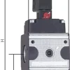 MULTIFIX 3/2-Wege Magnetventil (NC), G 1/2", 230 V AC