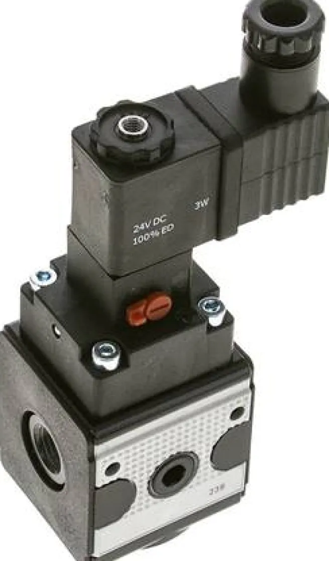 MULTIFIX 3/2-Wege Magnetventil (NC), G 1/4", 24 V DC