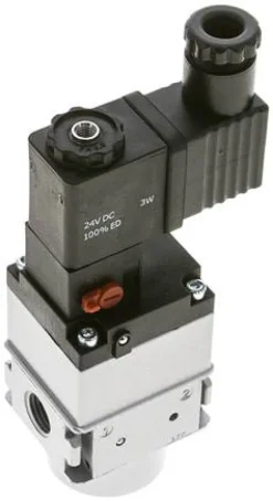 MULTIFIX 3/2-Wege Magnetventil (NC), G 1/4", 24 V DC, BG 0