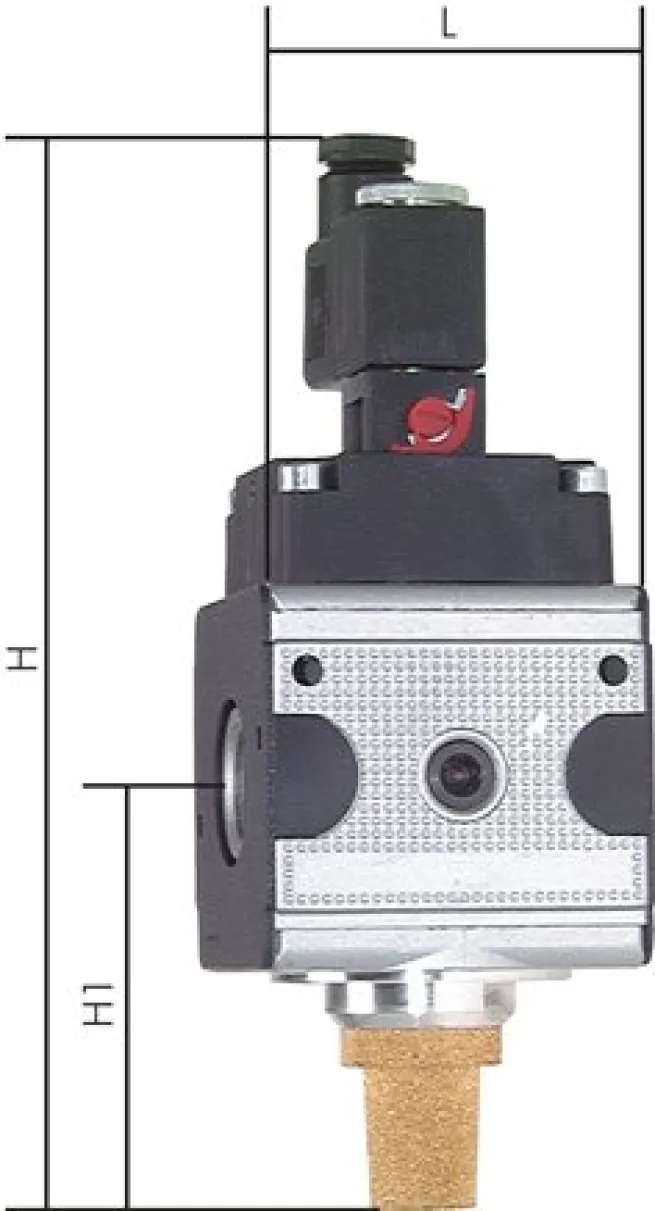 MULTIFIX 3/2-Wege Magnetventil (NC), G 1", 115 V AC, BG 4
