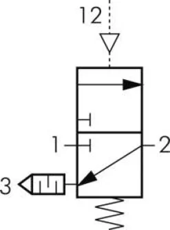 MULTIFIX 3/2-Wege Pneumatikventil, G 3/8", Multifix 1