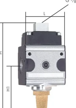 MULTIFIX 3/2-Wege Pneumatikventil, G 3/8", Multifix 1
