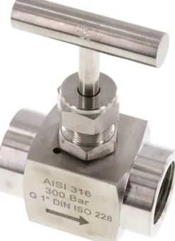 Nadel-Absperrventil, Edelstahl, G 1", PN 300 (ECO)