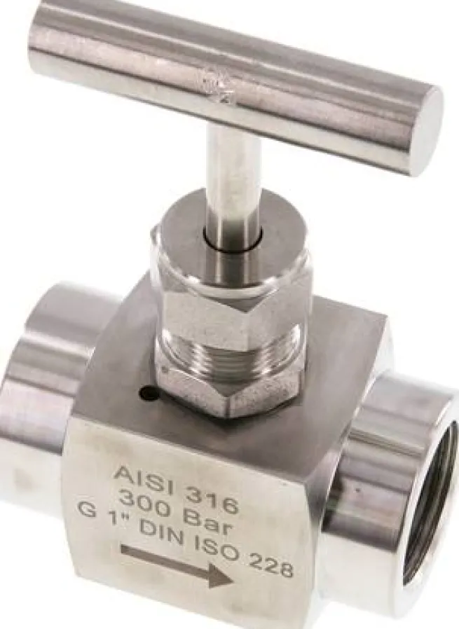 Nadel-Absperrventil, Edelstahl, G 1", PN 300 (ECO)