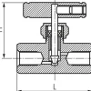 Nadel-Absperrventil, Edelstahl, G 3/8", PN 400