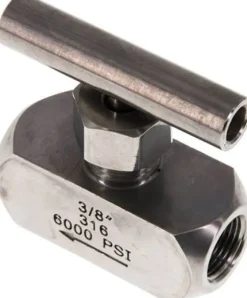 Nadel-Absperrventil, Edelstahl, G 3/8", PN 400