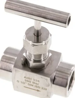 Nadel-Absperrventil, Edelstahl, G 1/2", PN 300 (ECO)