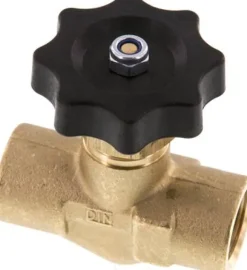 Nadel-Absperrventil, Messing, G 1/2" (IG), -0,9 bis 40bar